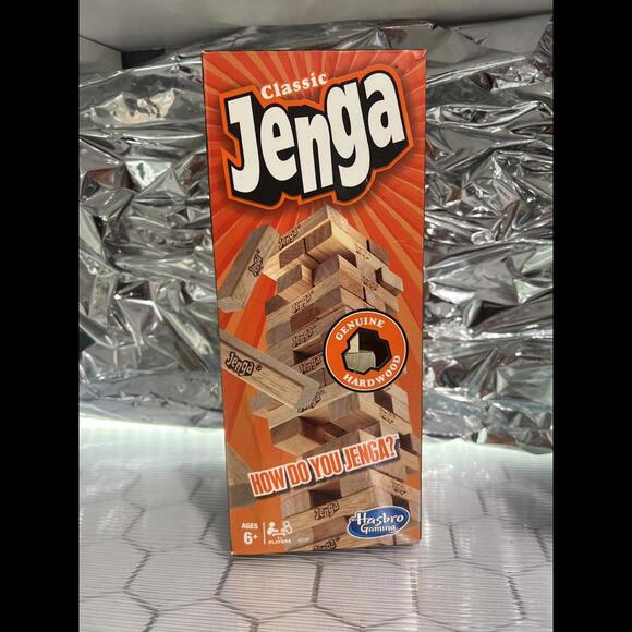 Jenga Classic Games with Real Hardwood Blocks - Picture 3 of 4